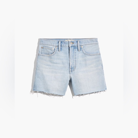 Madewell The Perfect Jean Short in Fallon Wash: Pride Rainbow Selvedge Ed | 27 - Picture 9 of 9